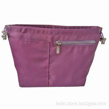 Polyester Cosmetic Bag with Zipper Closure for Promotional
